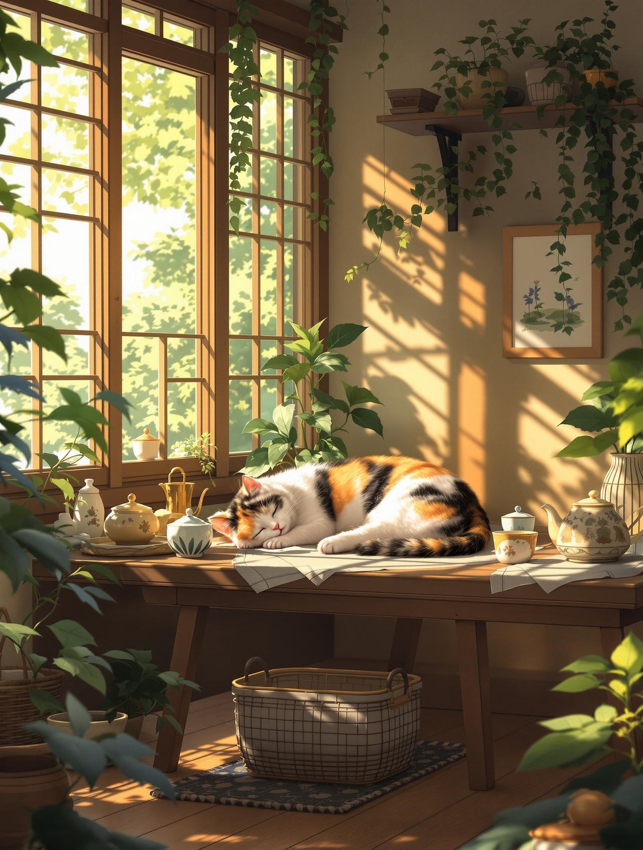 看短剧免费 猫与茶屋 - 慢生活物语，温情日常治愈短剧
